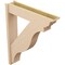 Ekena Millwork 8-in W x 38-in D x 46-in H Funston Trad Rough Cedar Woodgrain TimberThane Outlooker, Primed Tan OUTUR080X38X46FST04RCPR - alternate 3